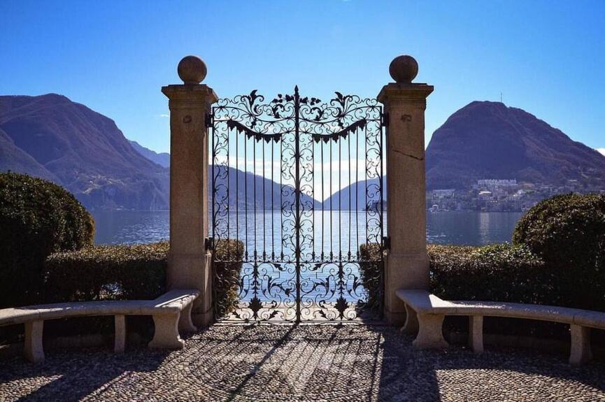 Appartamento Lago Lugano Bagian luar foto